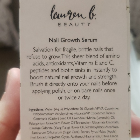 Lauren B beauty inc nail growth serum - Picture 2 of 3
